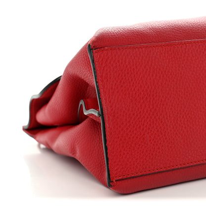Small Calfskin Handbag - Red