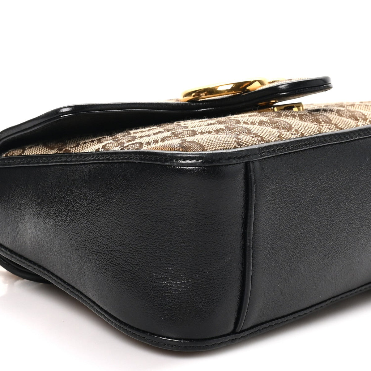 Mini Calfskin Shoulder Bag - Beige