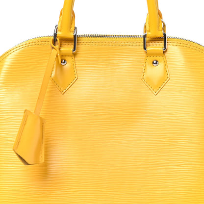 Epi Alma Pm Citron Handbag