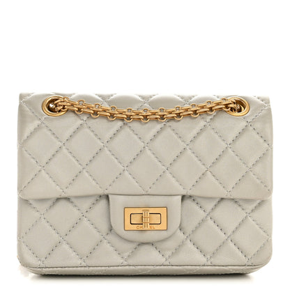 Mini Quilted Goatskin Flap Shoulder Bag