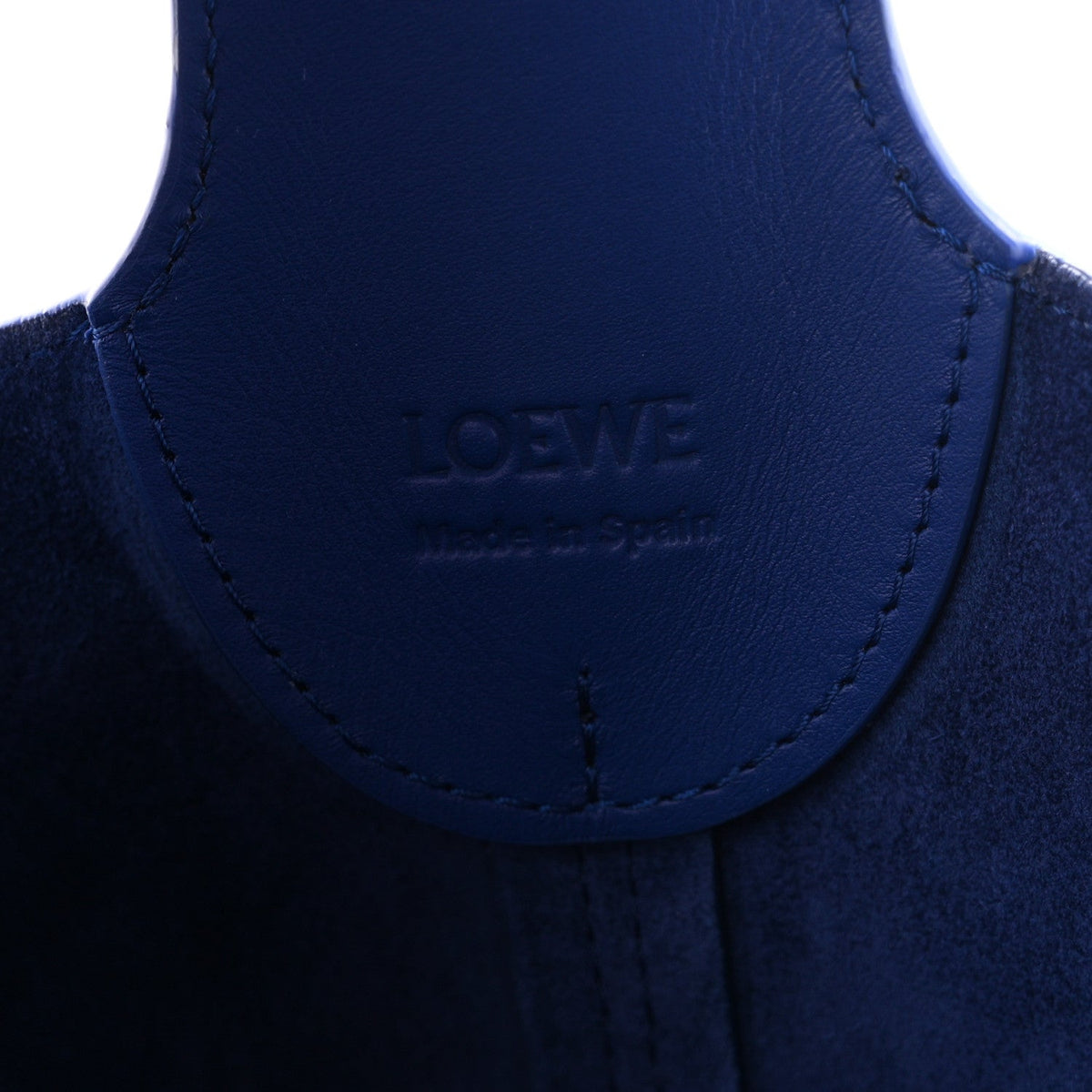 Medium Calfskin Bucket Bag - Blue