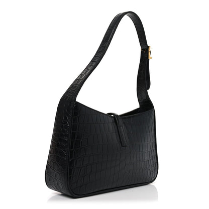 Calfskin Hobo Bag - Black