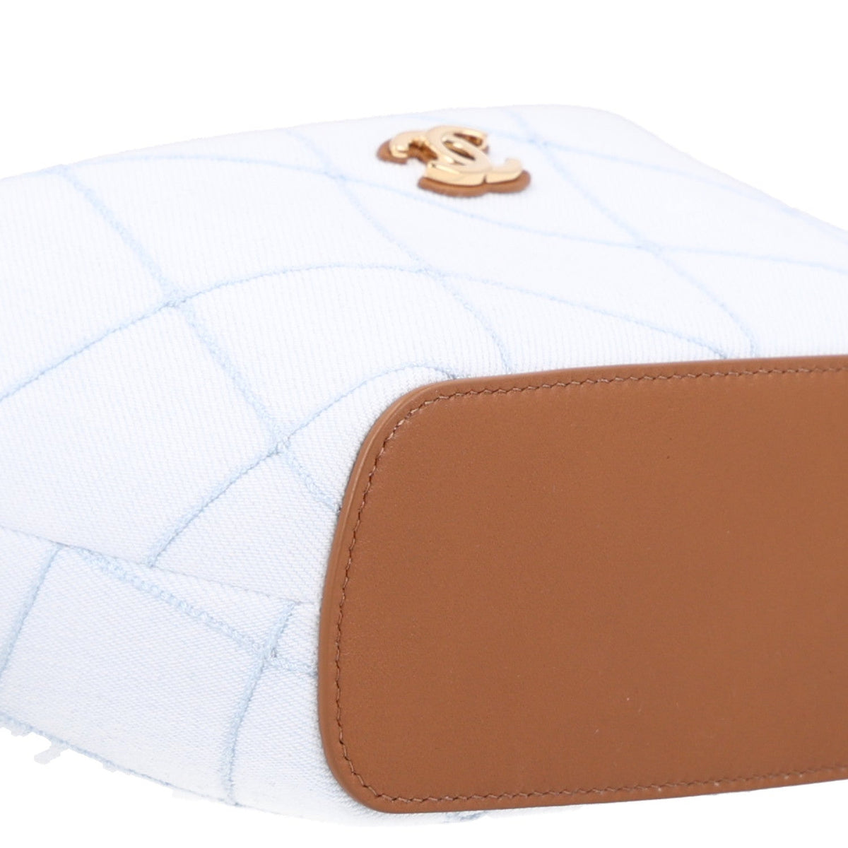 Quilted Calfskin Handbag - Blue