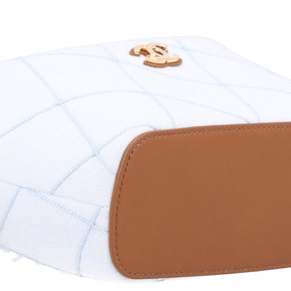 Quilted Calfskin Handbag - Blue