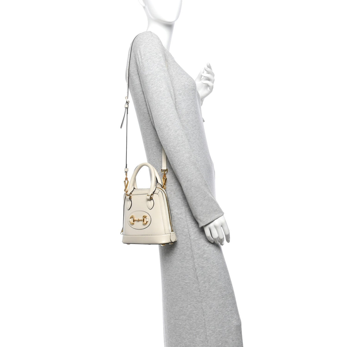 Mini Calfskin Handbag - White