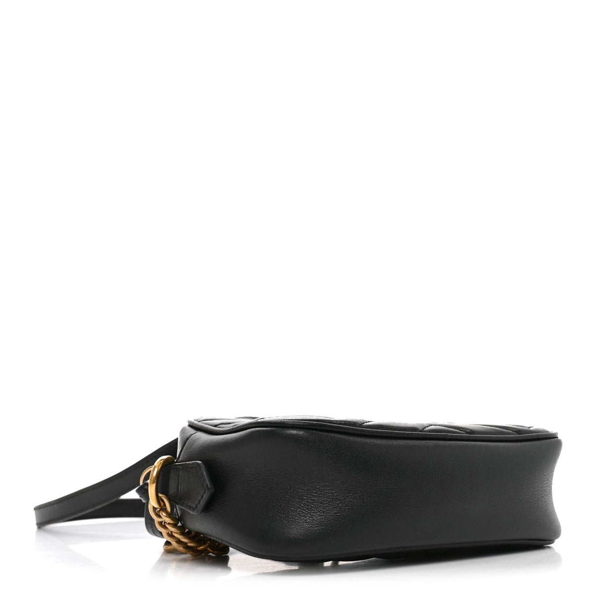 Small Calfskin Shoulder Bag - Black