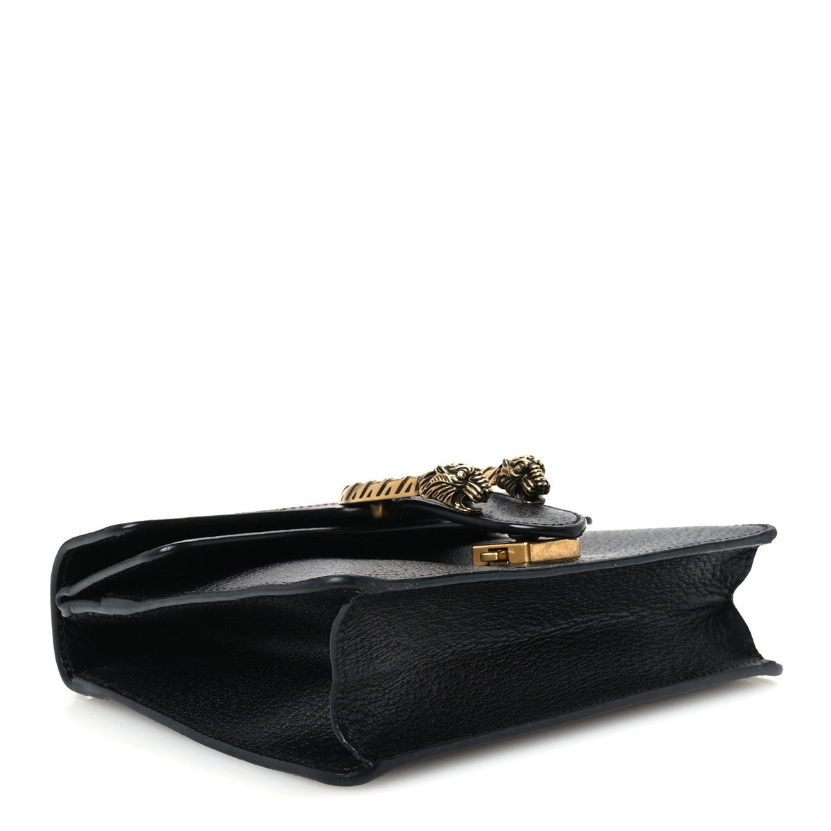 Mini Calfskin Shoulder Bag - Black