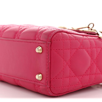 Mini Lambskin Handbag - Pink