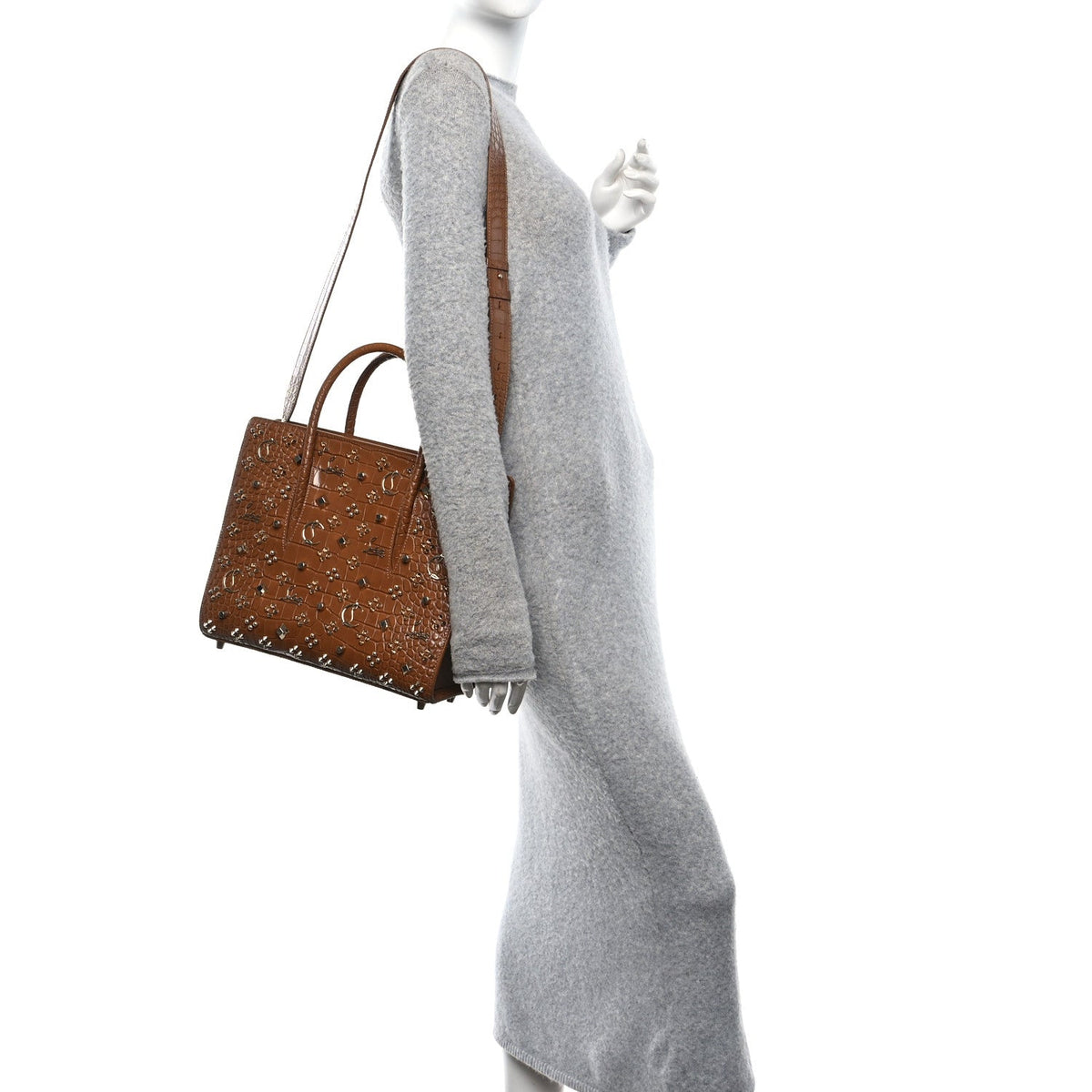 Medium Calfskin Handbag - Brown