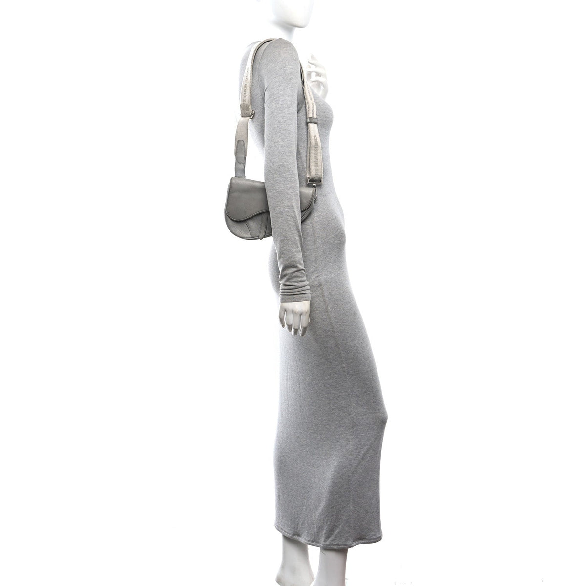 Mini Calfskin Handbag - Gray