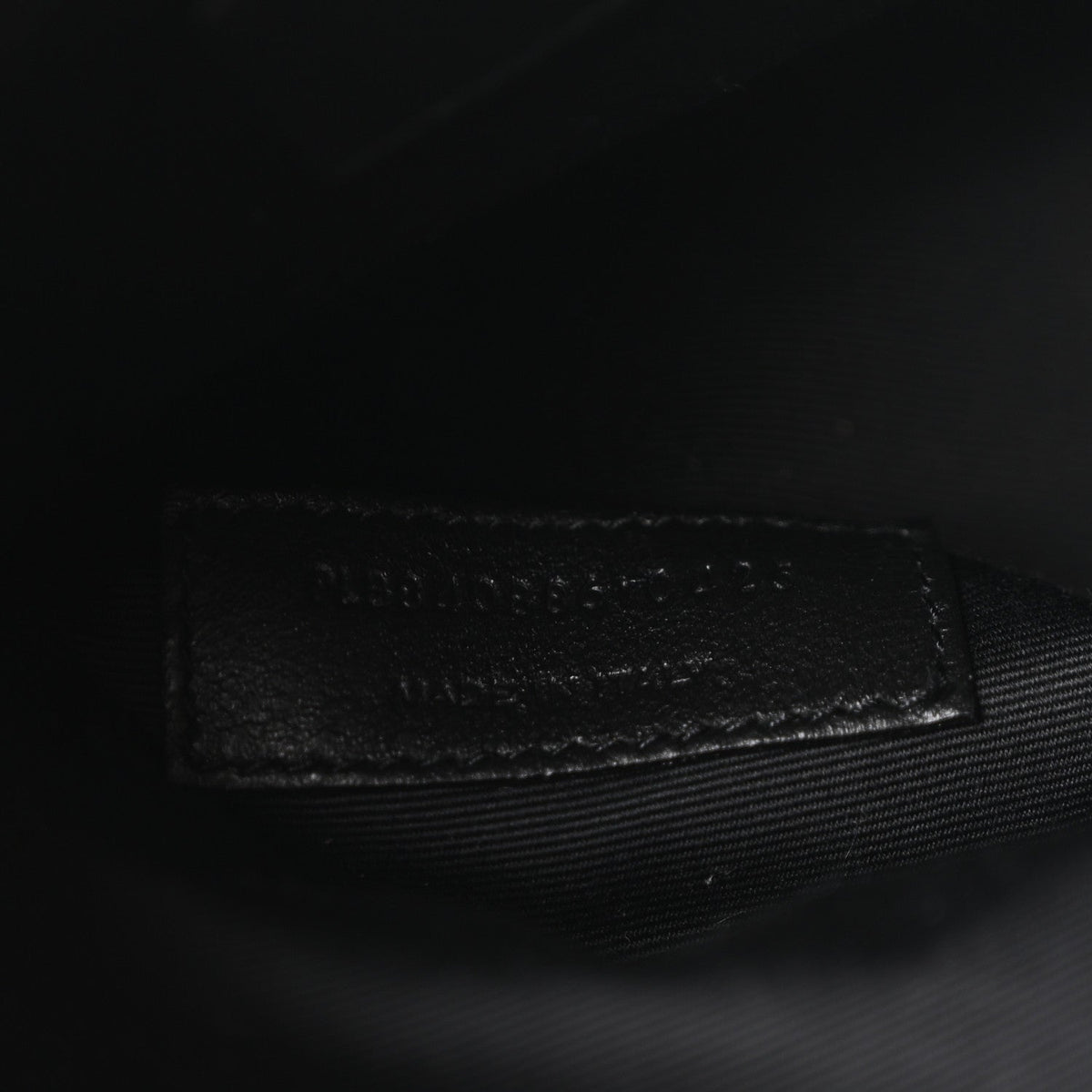 Small Quilted Lambskin Bucket Bag - Black
