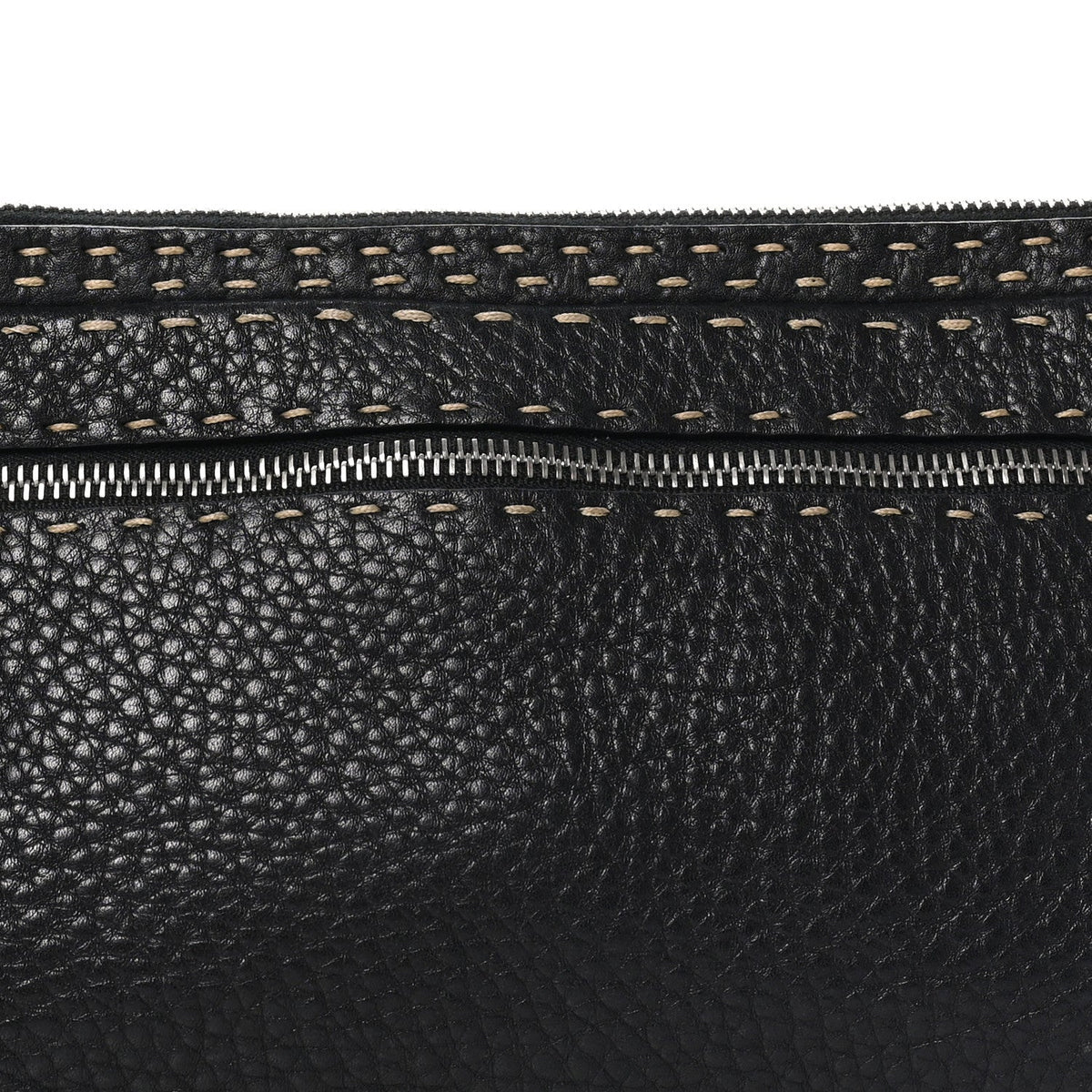 Calfskin Shoulder Bag - Black