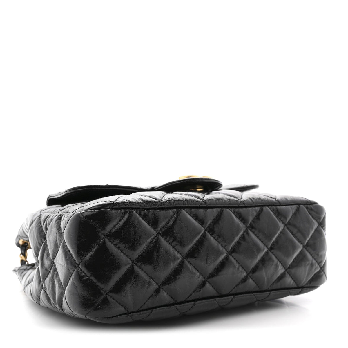 Quilted Calfskin Hobo Bag - Black