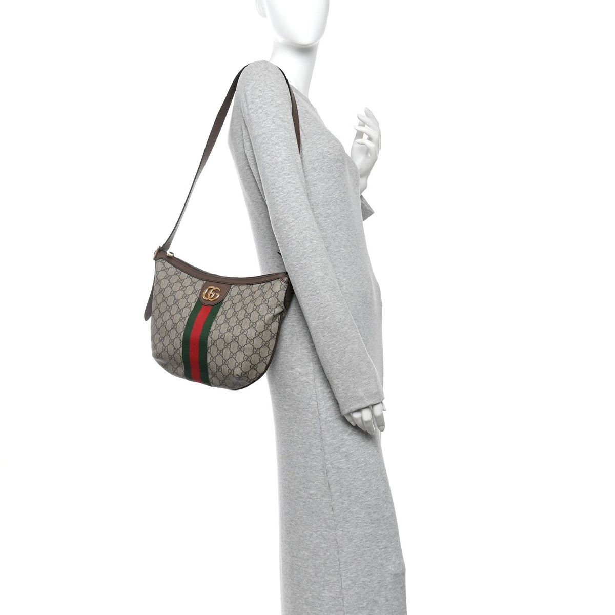 Small Hobo Bag - Brown