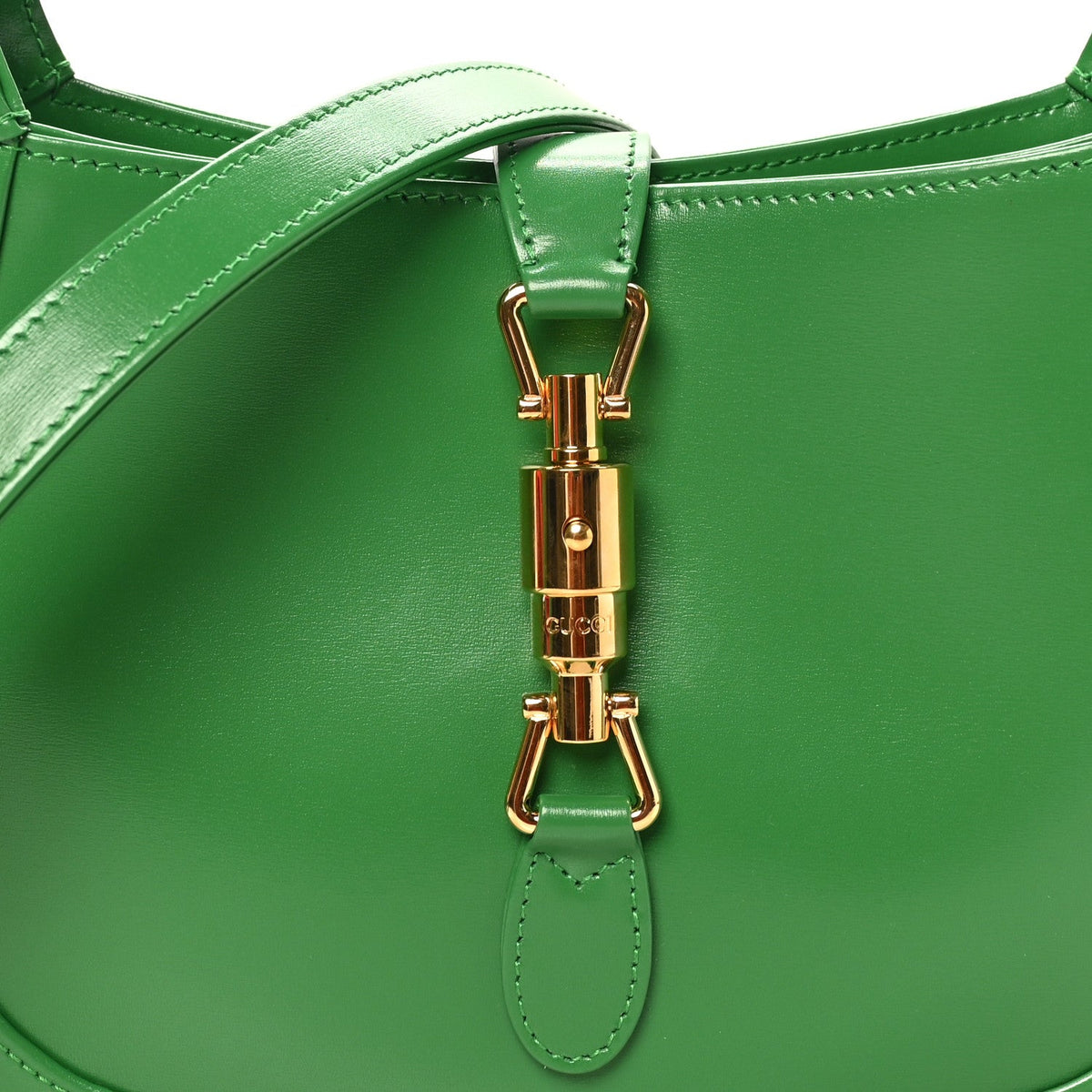 Small Calfskin Hobo Bag - Green