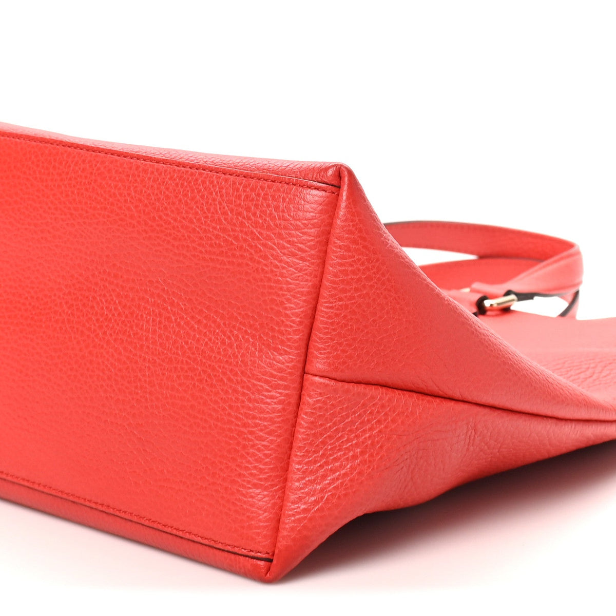 Large Calfskin Tote Bag - Red