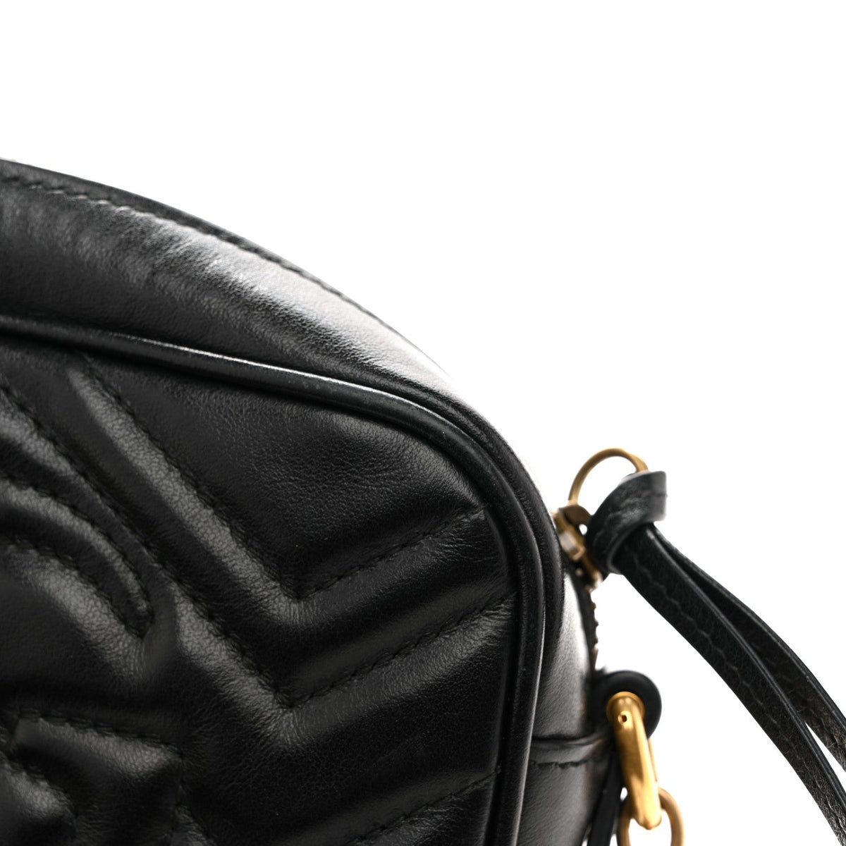 Mini Calfskin Shoulder Bag - Black