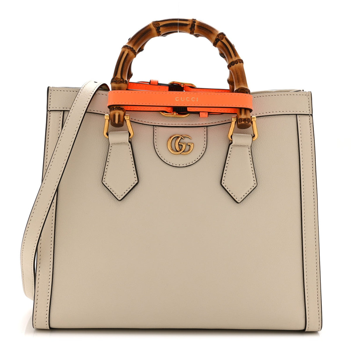 Small Calfskin Tote Bag - White