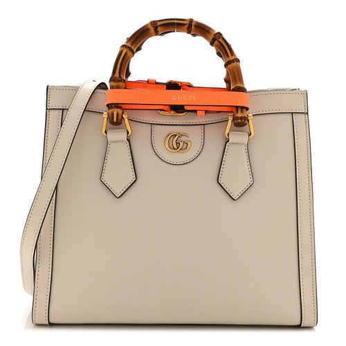 Small Calfskin Tote Bag - White