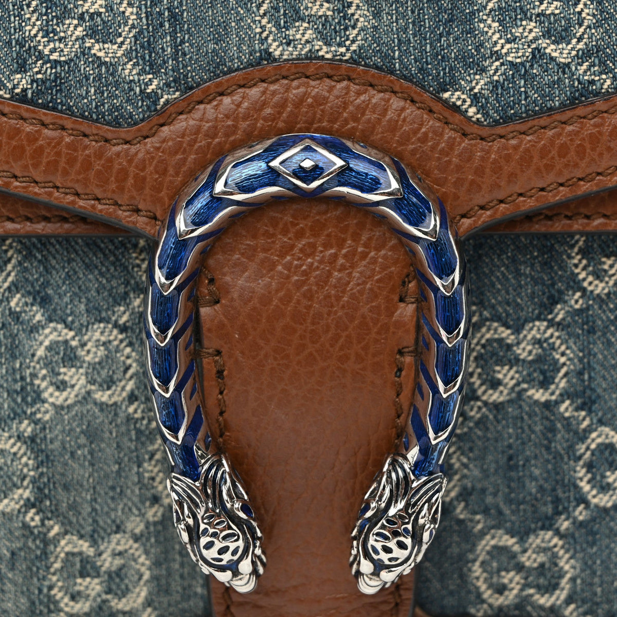 Mini Calfskin Shoulder Bag - Blue
