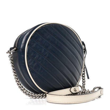 Mini Calfskin Shoulder Bag - Black