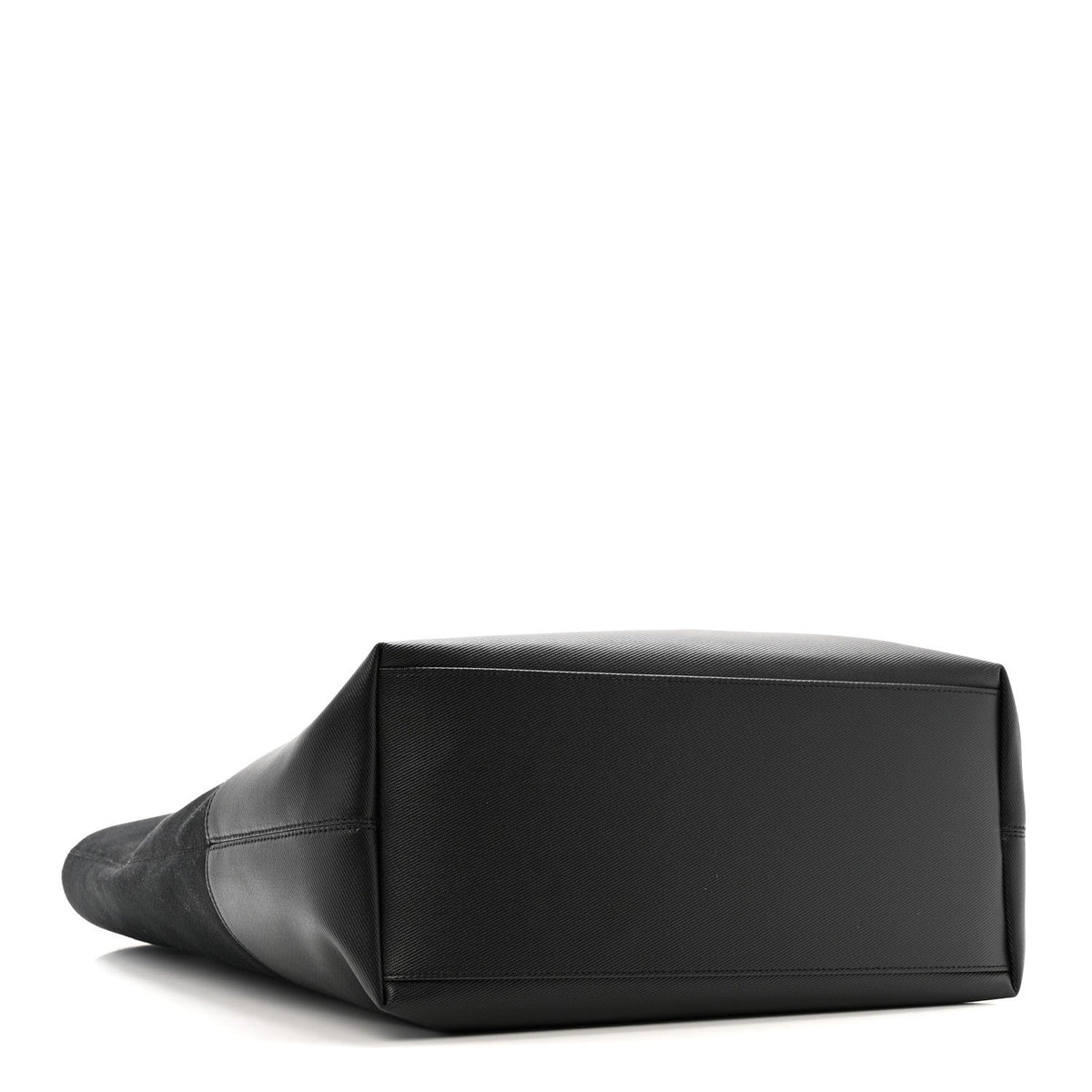 Calfskin Canvas Handbag - Black