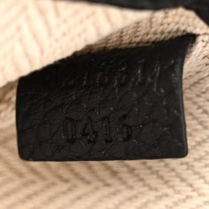 Mini Calfskin Handbag - Black