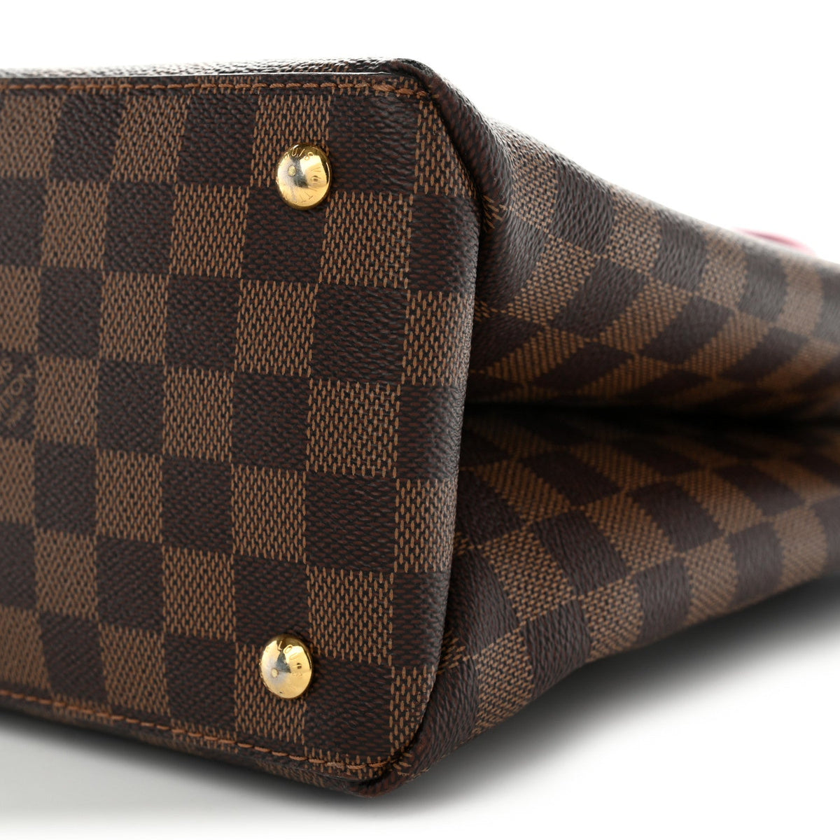 Damier Ebene Lv Riverside Lie De Vin Handbag