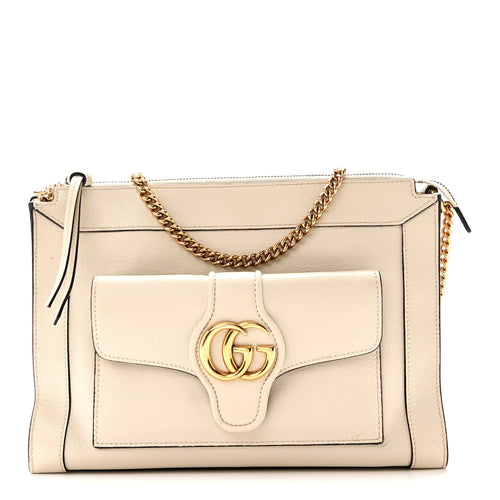 Calfskin Shoulder Bag - White