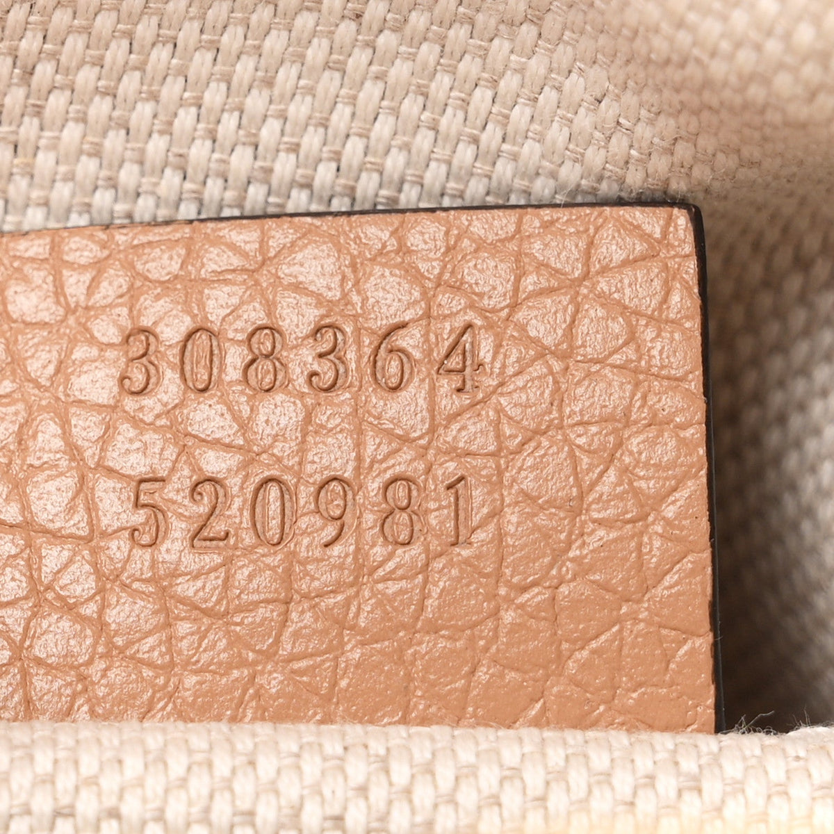 Small Calfskin Handbag - Beige