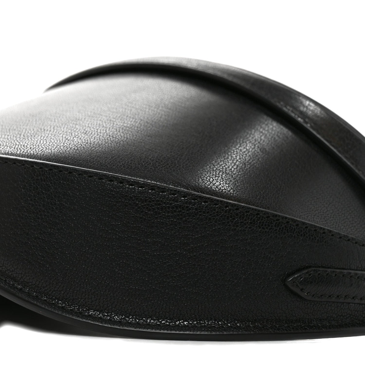 Goatskin Shoulder Bag - Black