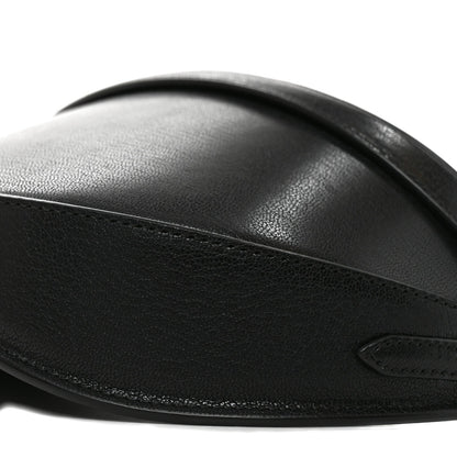 Goatskin Shoulder Bag - Black