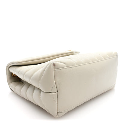 Small Quilted Calfskin Satchel Bag