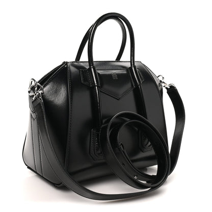 Mini Calfskin Shoulder Bag - Black
