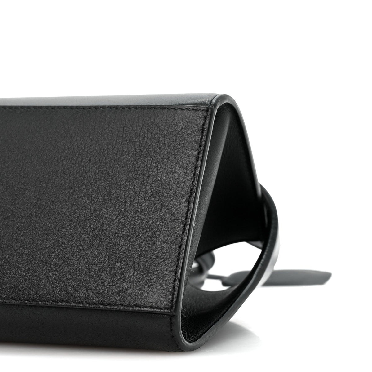 Mini Calfskin Handbag - Black