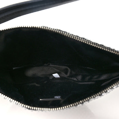 Satin Crystal Triangle Pouch Cristal Pouch