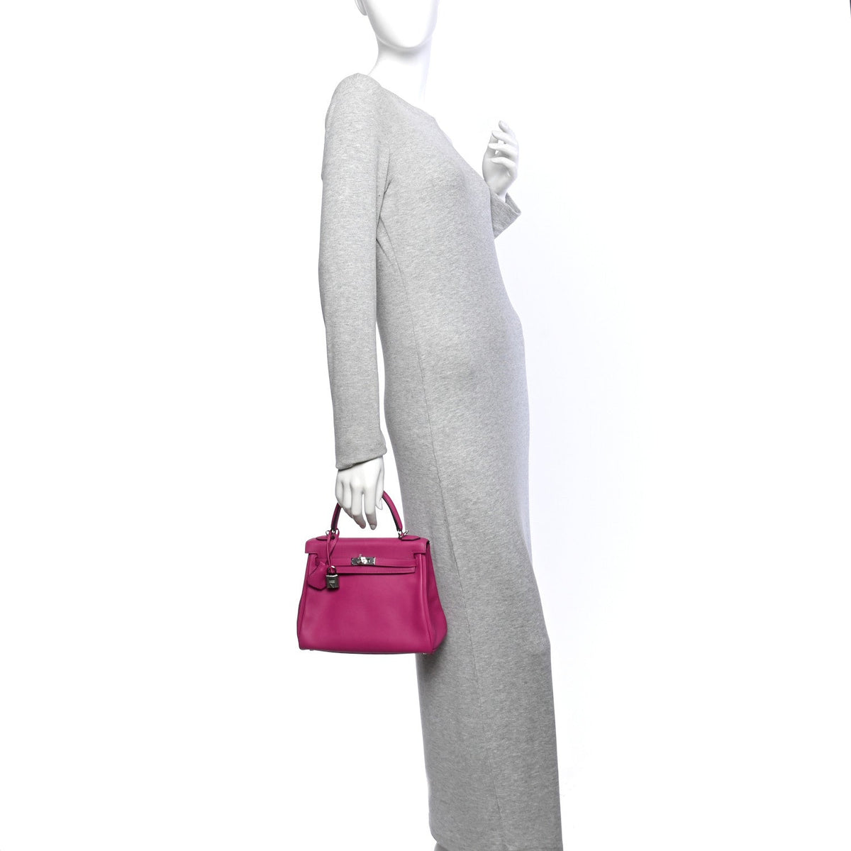 Swift Kelly Retourne 25 Rose Pourpre Handbag