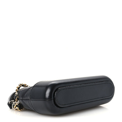 Small Quilted Calfskin Clutch Bag - Black