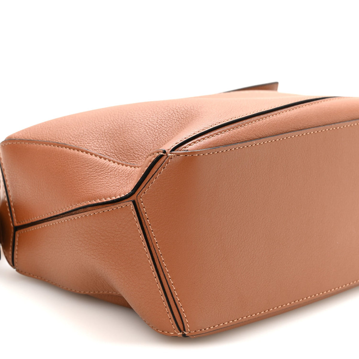 Small Calfskin Handbag - Tan