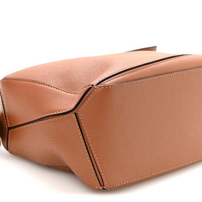 Small Calfskin Handbag - Tan