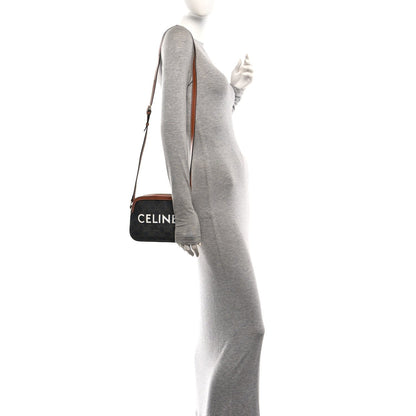 Small Canvas Crossbody Bag - Tan