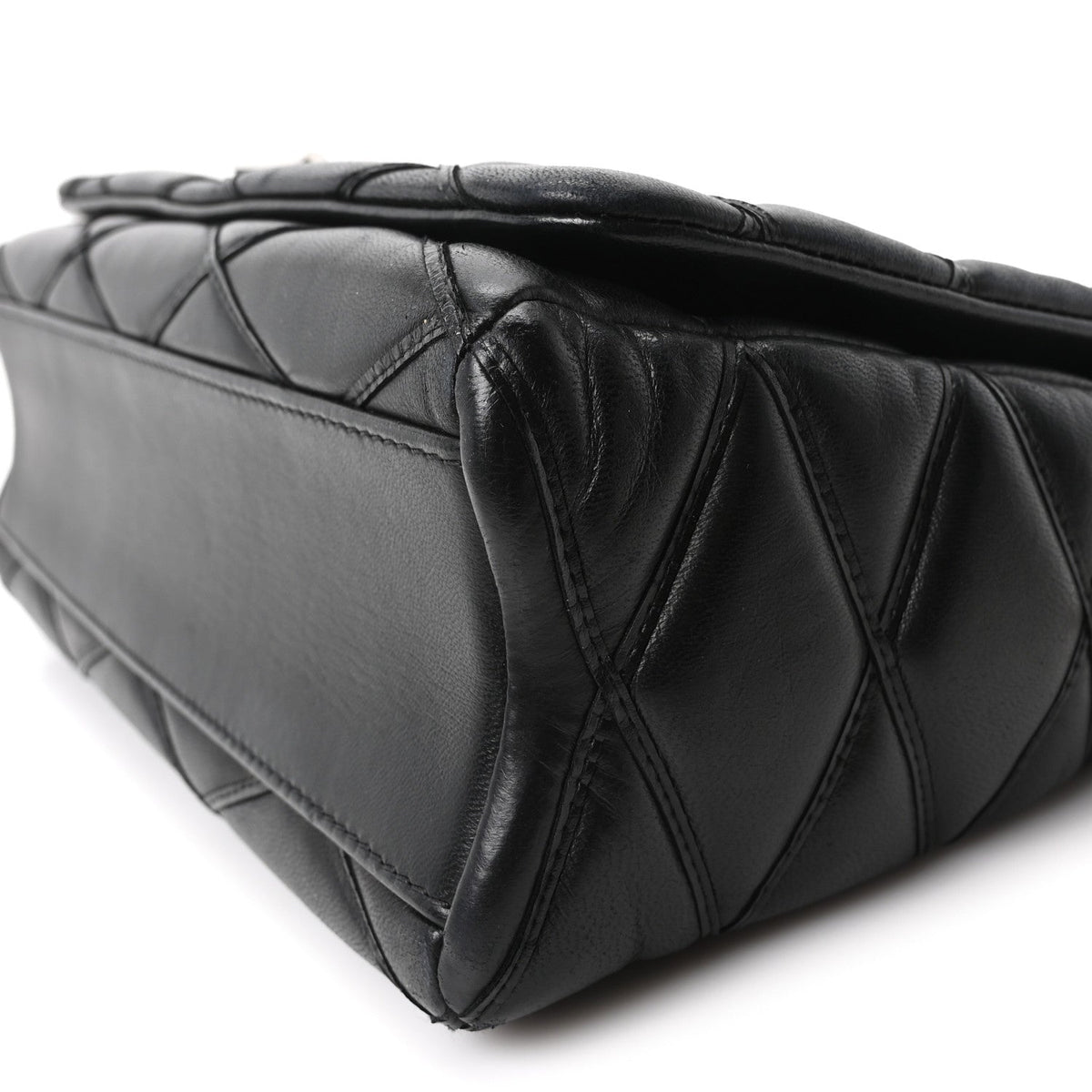Lambskin Handbag - Black