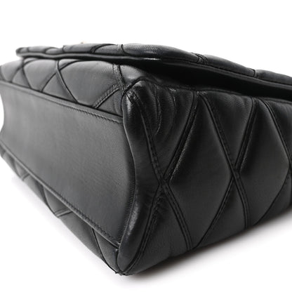 Lambskin Handbag - Black