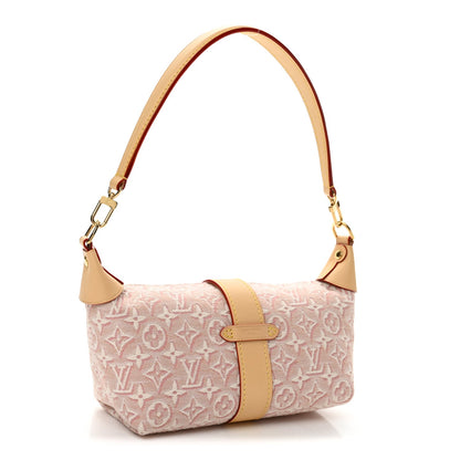Monogram Embleme Mia Pochette Rose Ruban Handbag