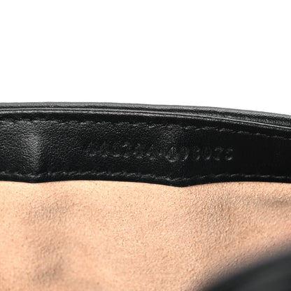 Mini Calfskin Shoulder Bag - Black