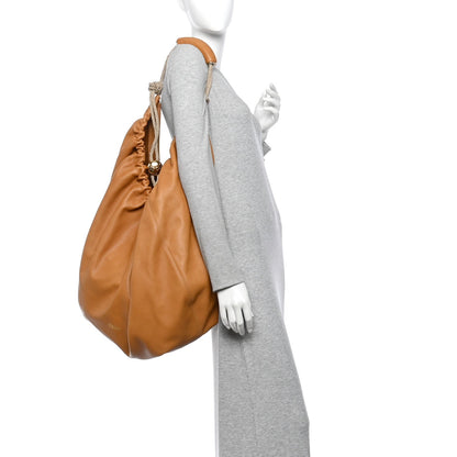 Nappa Handbag - Tan