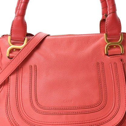 Medium Calfskin Satchel Bag - Pink