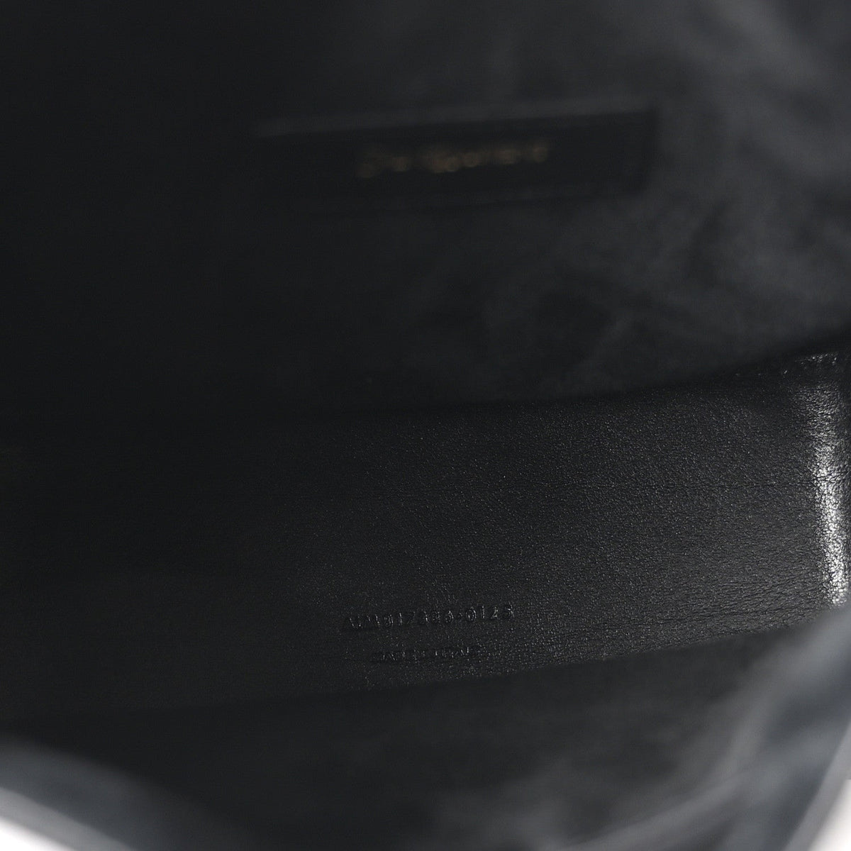 Small Calfskin Bucket Bag - Black