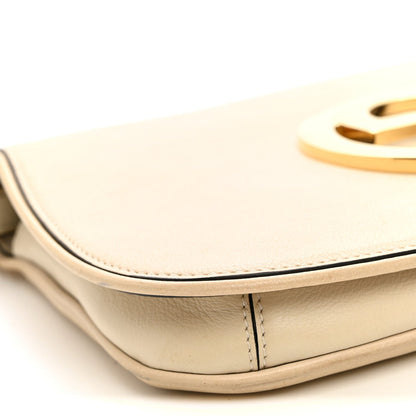 Calfskin Shoulder Bag - White