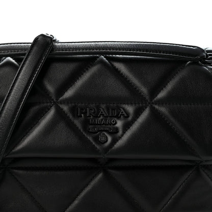 Large Nappa Handbag - Black